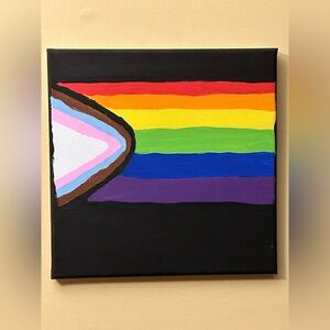 Original ‘Pride’ Acrylic Panting 10x10 canvas